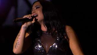 Demi Lovato volta a conquistar o Rock in Rio ao trocar reinvenção por conforto (Reprodução/Multishow)