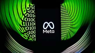 Imagem ilustrativa mostra o logo da multinacional norte‑americana Meta exibido em um smartphone, em 11 de fevereiro de 2026.