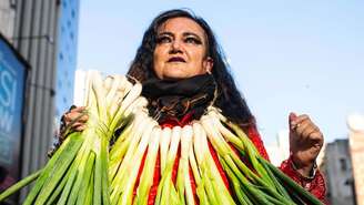 Maria Galindo é artista, feminista e líder do grupo Mulheres Criando