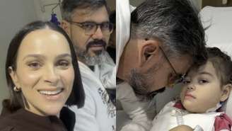 Letícia e Juliano Cazarré