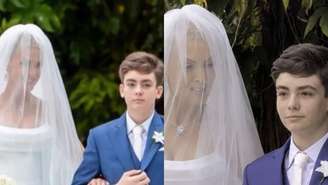 Ana Hickmann e o filho