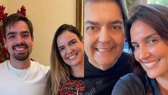 João Silva, Luciana Cardoso e Faustão