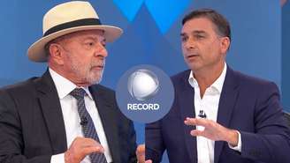 Entrevistas com candidatos a presidência na Record (Imagem: Reprodução - Globo - Divulgação - Record / Montagem - RD1)