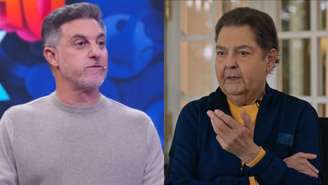 Luciano Huck e Faustão (Reprodução/TV Globo)