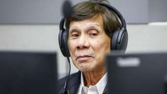 O ex-presidente das Filipinas, Rodrigo Duterte, comparece ao Tribunal Penal Internacional (TPI), em Haia, em 16 de setembro de 2026, durante uma sessão preparatória, enquanto enfrenta acusações relacionadas à sua "guerra às drogas", que deixou milhares de mortos.