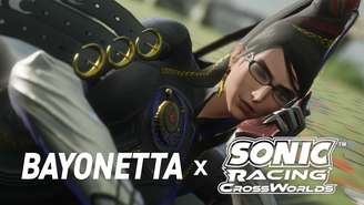 Sonic Racing: CrossWorlds mostra a personagem jogável Bayonetta em novo trailer