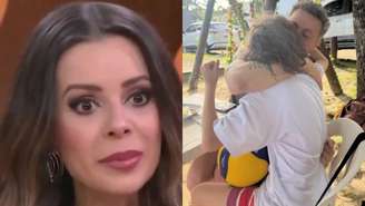 Sandy, Lucas Lima e o filho, Theo (Reprodução/GNT/Instagram)