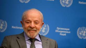 O presidente Lula na Assembleia Geral da ONU em 2025.