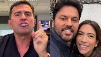 Rodrigo Bocardi, Fábio Faria e Patrícia Abravanel (Reprodução/Instagram)
