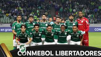 Time do Palmeiras na Libertadores (Foto: Reprodução/Palmeiras)
