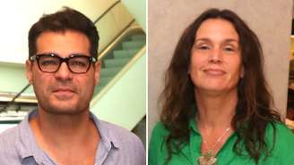 Thiago Lacerda e Vanessa Lóes posam com os três filhos em clique raríssimo