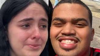 Alicia Garcez, de 20 anos, mãe da bebê, e o ex, supeito pelo crime, João Pedro Santos Alves