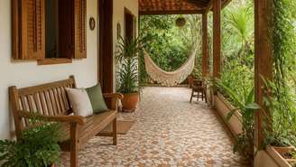 Clássico das casas brasileiras, o piso de caquinhos volta à decoração; conheça sua história e veja 7 lugares para usá