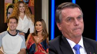 Elenco de Quem Ama Cuida e Bolsonaro (Reprodução/TV Globo)