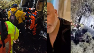 Corpos de Rick e outras vítimas são retirados de helicóptero após acidente em SC