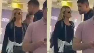 Lívia Andrade é vista com famoso em aeroporto / BrazilNews