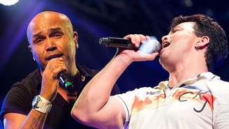 A dupla sertaneja Rick e Renner em show em 2013