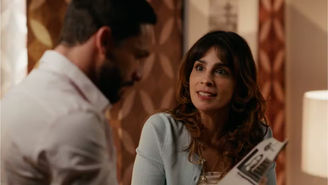 Bia e César em Quem Ama Cuida —