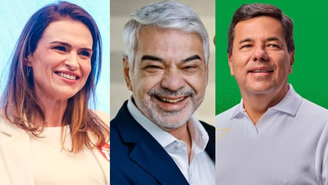 Marília Arraes (PDT), Humberto Costa (PT) e Mendonça Filho (PL)