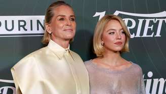 Sharon Stone diz que Sydney Sweeney deve 'assumir a responsabilidade' por campanha polêmica (Frazer Harrison WireImage)