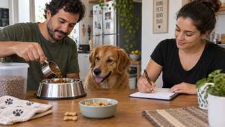 Petiscos escondidos podem alterar bastante o consumo diário do cachorro.