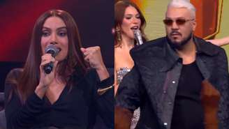 Anitta, Belo e Ana Clara no Estrelas da Casa (Reprodução/TV Globo)