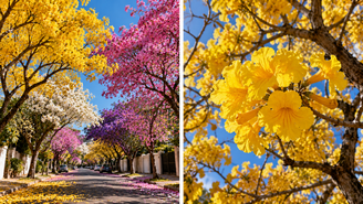 O ipê pode transformar ruas inteiras durante a floração. Entenda por que perde as folhas, quando floresce e como acontece esse espetáculo natural.