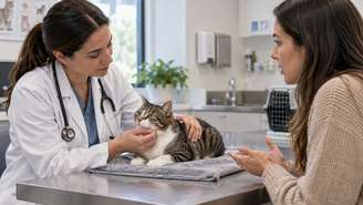 Dificuldade para urinar exige avaliação veterinária rápida.