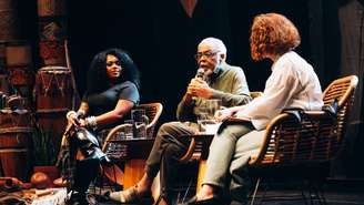 Duquesa divide mesa com Gilberto Gil na Flup 2026, no Rio de Janeiro