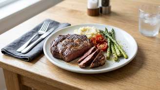 O método mais seguro para descongelar a carne é mantê-la sob refrigeração controlada dentro da geladeira para preservar sua integridade estrutural.