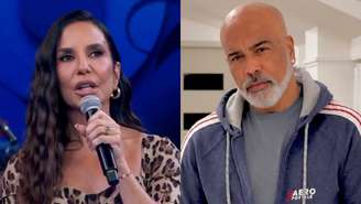 Ivete Sangalo no Domingão e Rick (Reprodução/TV Globo)