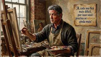 Sylvester Stallone transforma o envelhecimento em motivação ao encarar a academia como um santuário de fortalecimento.