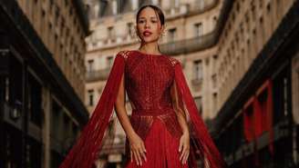 Confira o look de Laura Brito para a Paris Fashion Week
