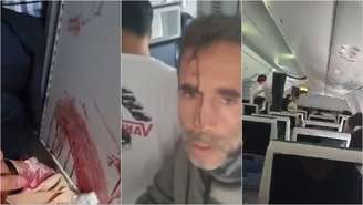 Imagens mostram ataque a faca de copiloto contra o piloto em avião