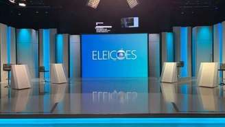 Púlpitos do debate da Globo em 2022