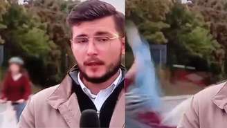 A jovem trafegava de patinete elétrico pela rua Kartuska quando foi atingida pelo veículo