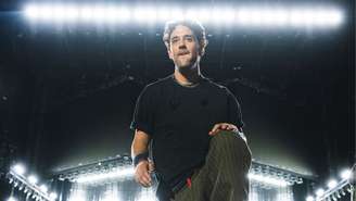 Colin Brittain, do Linkin Park, no palco do Auditorio Miguel Ríos, na Espanha, em junho de 2026