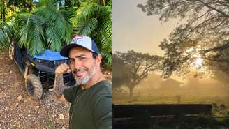 André Marques trocou parte da rotina na cidade por dias no campo e transformou o sítio herdado do pai em um refúgio cheio de memórias