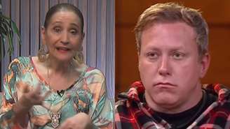 Sonia Abrão e Serginho, participante de A Fazenda 18 (Reprodução/RedeTV!/Record)