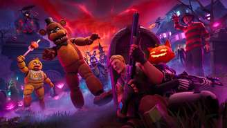 Fortnitemares 2026 traz Five Nights at Freddy’s, A Hora do Pesadelo e mais conteúdos de terror