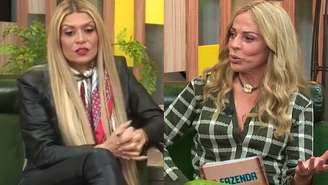 Adryana, eliminada de 'A Fazenda 18', e Christina Rocha