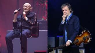 Phil Collins e Paul McCartney (Fotos: David Wolff