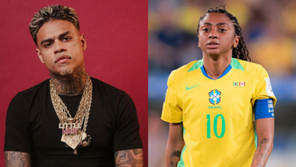 MC Cabelinho estaria vivendo romance com a jogadora de futebol Kerolin Nicoli