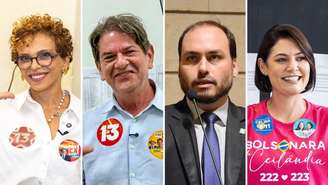 Marília Campos (PT), Cid Gomes (PSB), Carlos Bolsonaro (PL) e Michelle Bolsonaro (PL) estão entre os senadores eleitos