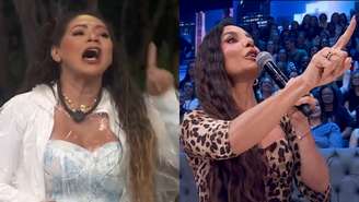 Darlin em A Fazenda 18 e Ivete Sangalo (Reprodução/Record/TV Globo)