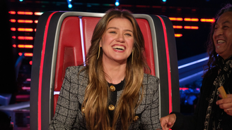 Kelly Clarkson no The Voice