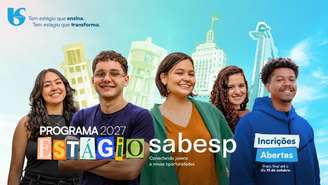 Estágio Sabesp (foto: Divulgação Sabesp)  