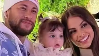 Neymar Jr. e Amanda Kimberlly são pais de Helena