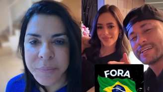 Mara Maravilha e imagem de vídeo falso de Neymar e Bruna Biancardi (Reprodução/Instagram)
