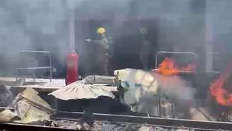 Avião cai na estação São Gabriel, em Belo Horizonte 